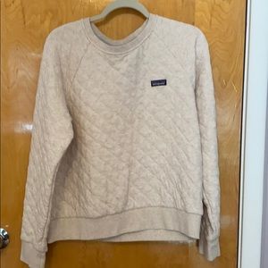 Patagonia quilted pullover crew